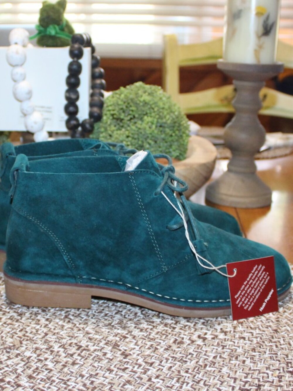 NWT Hush Puppies Cyra Catelyn Chukka suede leather boot 9 1/2 WIDE STUNNING! - Picture 12 of 14